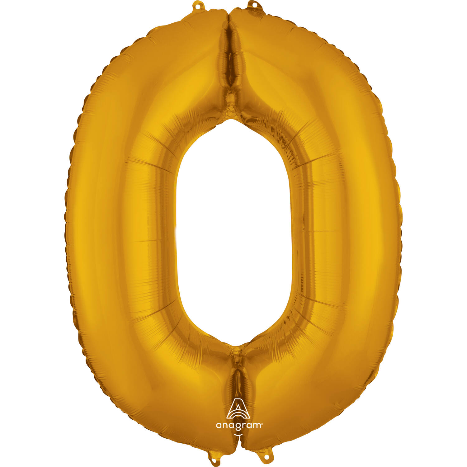 Foil Balloon - Number - 0 - Gold - 86 cm